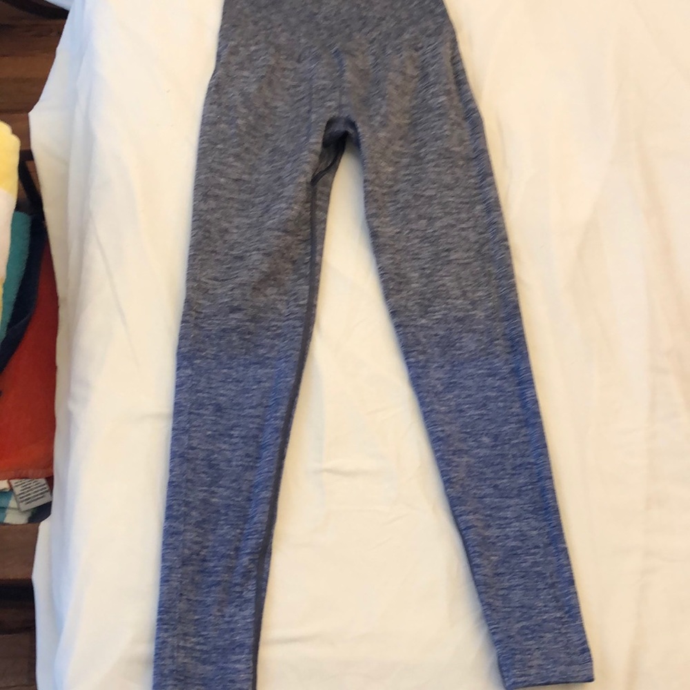 Lululemon grey to blue ombré leggings